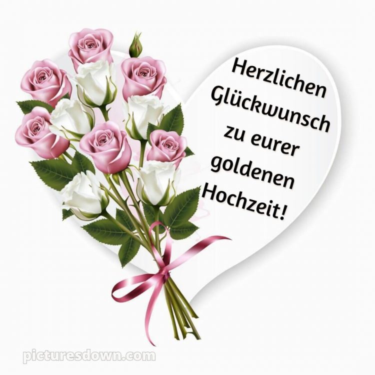 Glückwünsche zur goldenen hochzeit der eltern bild Herz kostenlos