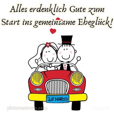 Glückwünsche zur hochzeit nach langer beziehung lustig bild Brautpaar kostenlos