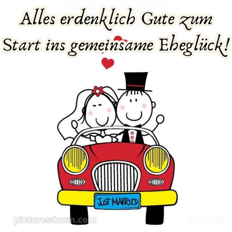 Glückwünsche zur hochzeit nach langer beziehung lustig bild Brautpaar kostenlos