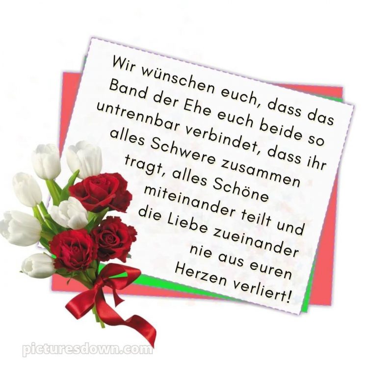 Glückwünsche zur hochzeit whatsapp bild Karte kostenlos