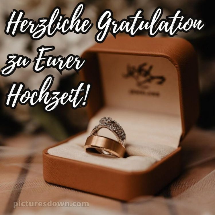 Glückwünsche zur hochzeit whatsapp bild Ringe kostenlos