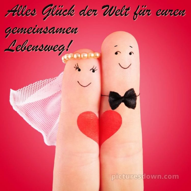 Gratulation witzig originelle glückwünsche zur hochzeit bild zwei Finger kostenlos