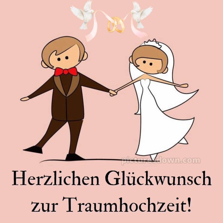 Lustige glückwünsche zur hochzeit bild Neuvermählte kostenlos