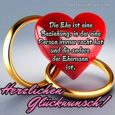 Lustige glückwünsche zur hochzeit bild Ringe kostenlos