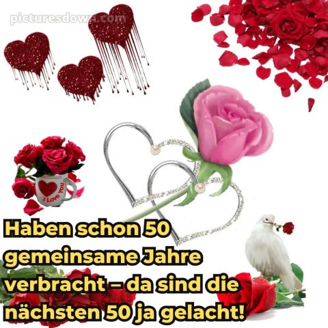 Originell glückwünsche zur goldenen hochzeit lustig bild Rose kostenlos