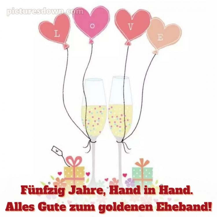 Originell glückwünsche zur goldenen hochzeit lustig bild Sekt kostenlos