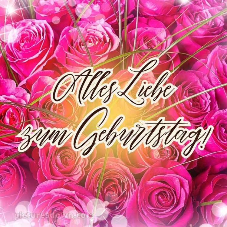 Whatsapp glückwünsche zum geburtstag bild Strauß kostenlos