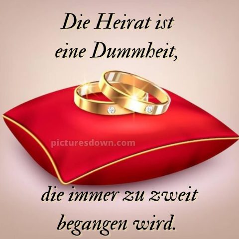 Zitate witzig originelle glückwünsche zur hochzeit bild Kissen kostenlos