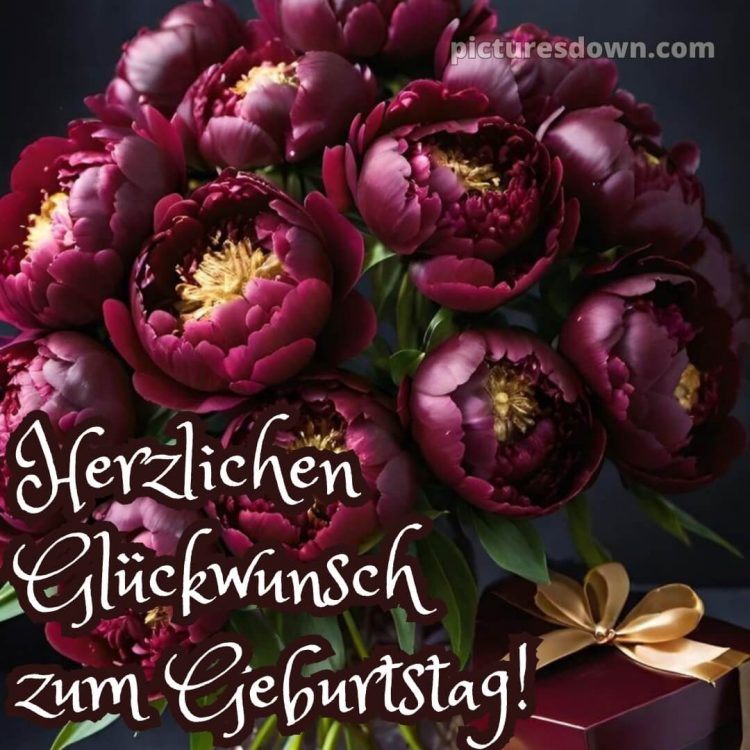 Glückwünsche zum geburtstag kostenlos für whatsapp bild Strauß kostenlos