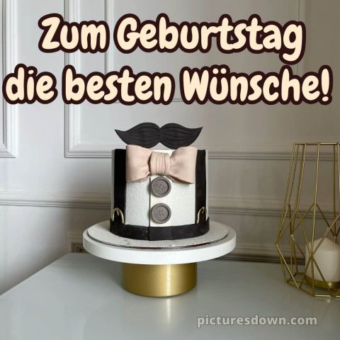 Glückwünsche zum geburtstag mann whatsapp bild Schnurrbart kostenlos