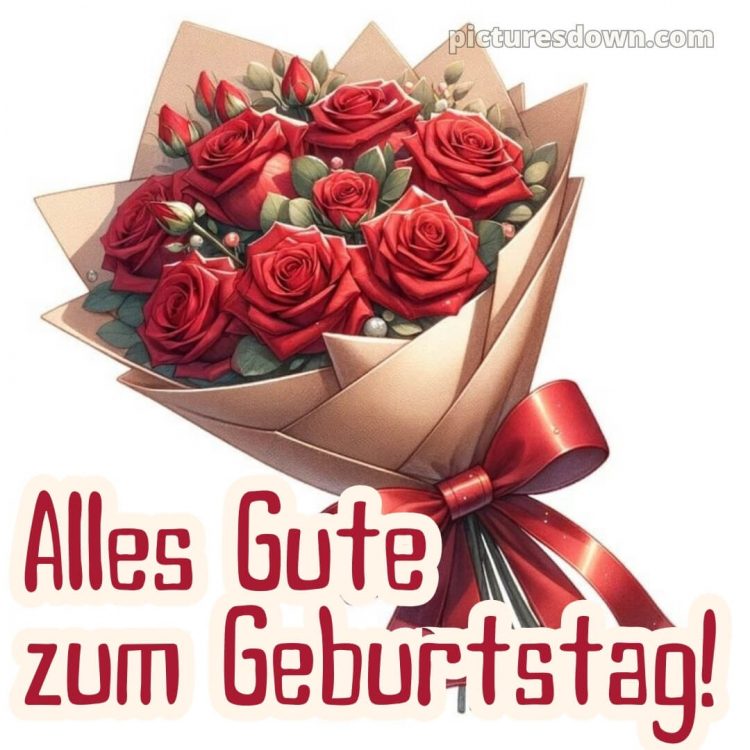 Glückwünsche zum geburtstag whatsapp kostenlos bild Bouquet kostenlos