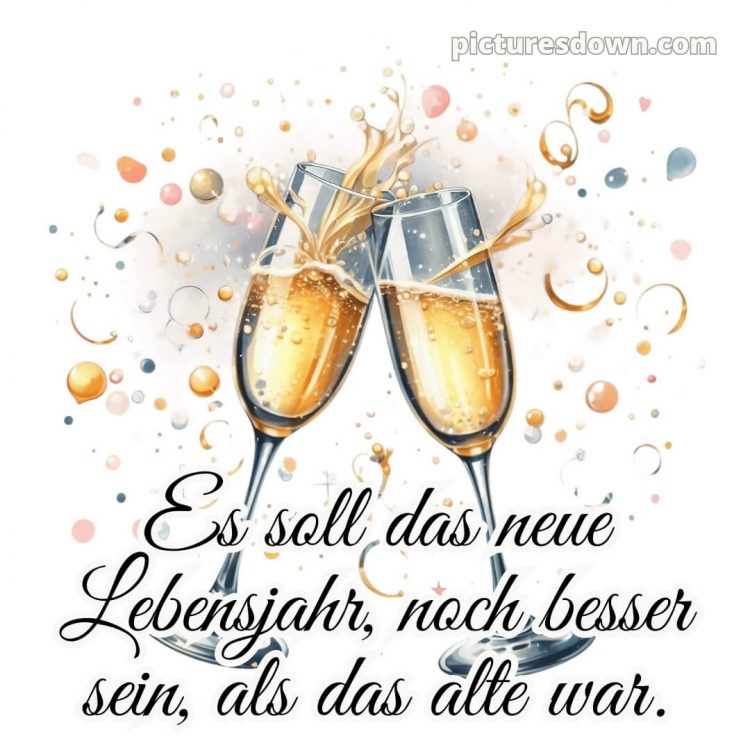 Glückwünsche zum geburtstag whatsapp kostenlos bild Gläser kostenlos