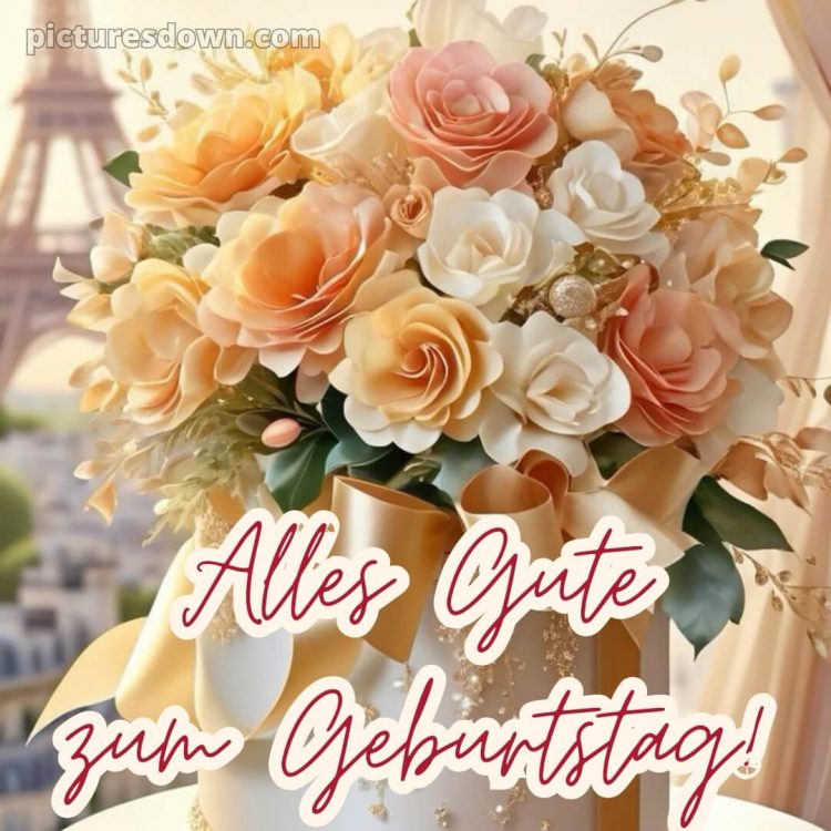 Glückwünsche zum geburtstag whatsapp kostenlos bild Eiffelturm kostenlos