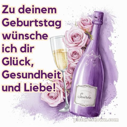Glückwünsche zum geburtstag whatsapp kostenlos bild Sekt kostenlos