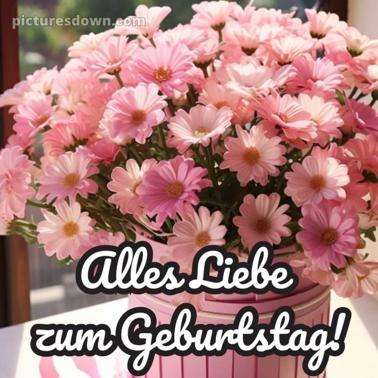 Glückwünsche zum geburtstag whatsapp kostenlos bild Blumen kostenlos