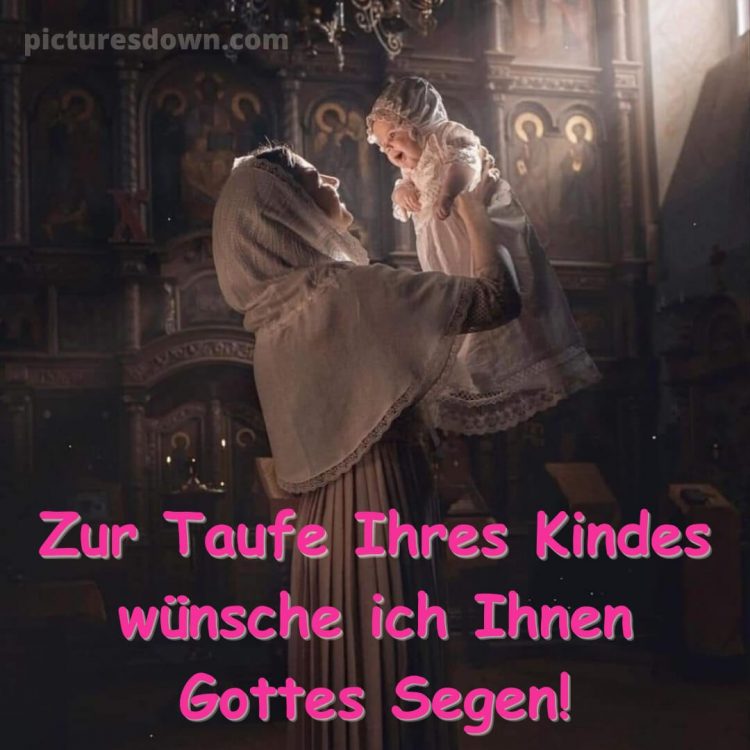 Glückwünsche zur Taufe an die Eltern bild Kirche kostenlos
