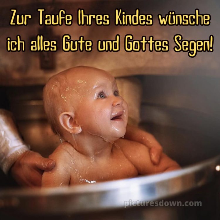 Glückwünsche zur Taufe an die Eltern bild Kleinkind kostenlos