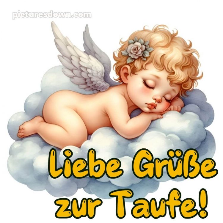 Glückwünsche zur Taufe Junge bild Baby kostenlos