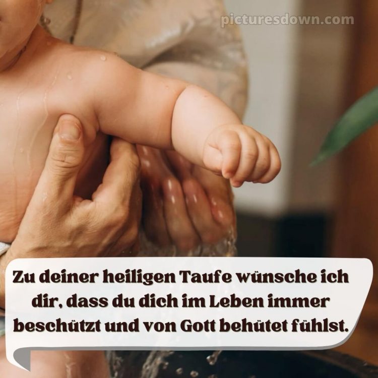 Glückwünsche zur Taufe Junge bild Hände kostenlos