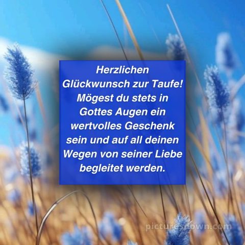 Glückwünsche zur Taufe locker bild Himmel kostenlos