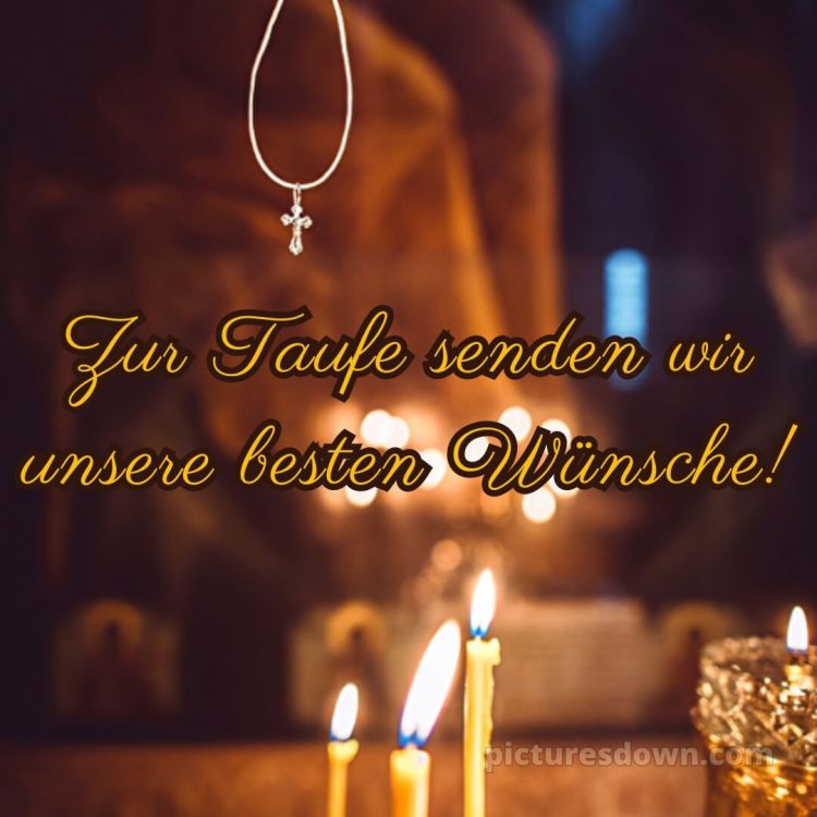 Glückwünsche zur Taufe locker bild Kerzen kostenlos