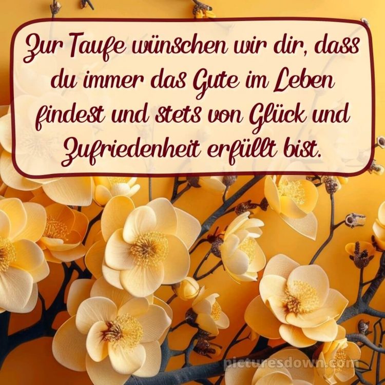 Glückwünsche zur Taufe modern bild Zweigstellen kostenlos