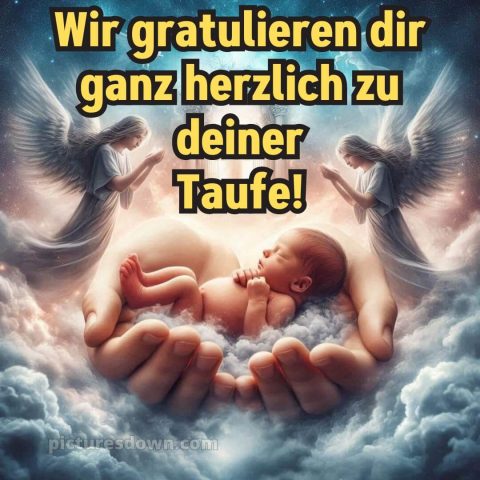 Glückwünsche zur Taufe von den Großeltern bild Säugling kostenlos