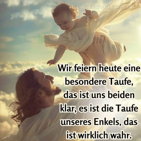 Glückwünsche zur Taufe von den Großeltern bild Himmel kostenlos