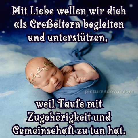 Glückwünsche zur Taufe von den Großeltern kostenlos bild Kleinkind kostenlos