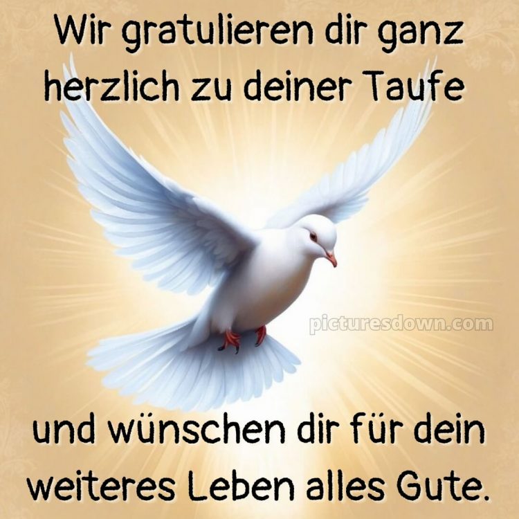 Glückwünsche zur Taufe von den Großeltern kostenlos bild Vogel kostenlos