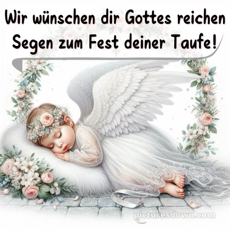 Glückwünsche zur Taufe von den Großeltern kostenlos bild Flügel kostenlos