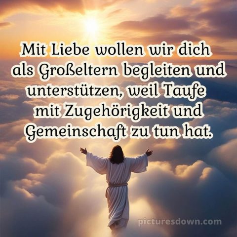 Glückwünsche zur Taufe von den Großeltern kostenlos bild Wolke kostenlos