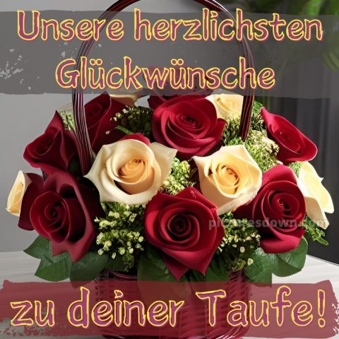 Glückwünsche zur Taufe von den Großeltern kostenlos bild Korb kostenlos