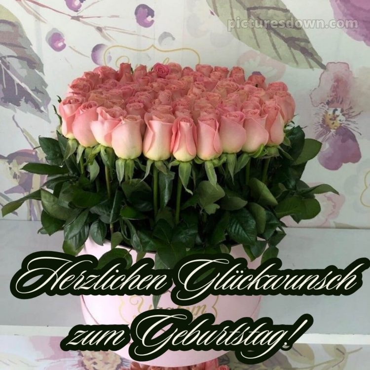 Moderne glückwünsche zum geburtstag whatsapp bild Bouquet kostenlos
