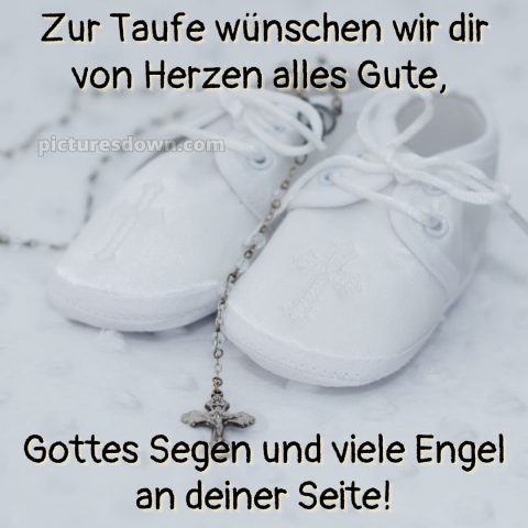 Text Glückwünsche zur Taufe bild Schuhe kostenlos