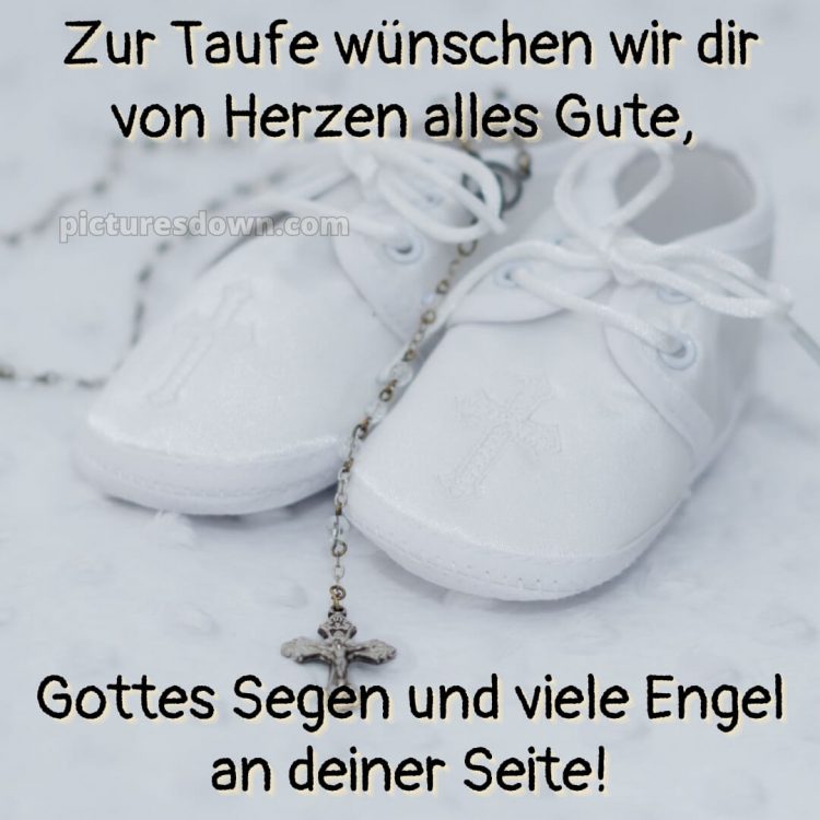 Text Glückwünsche zur Taufe bild Schuhe kostenlos