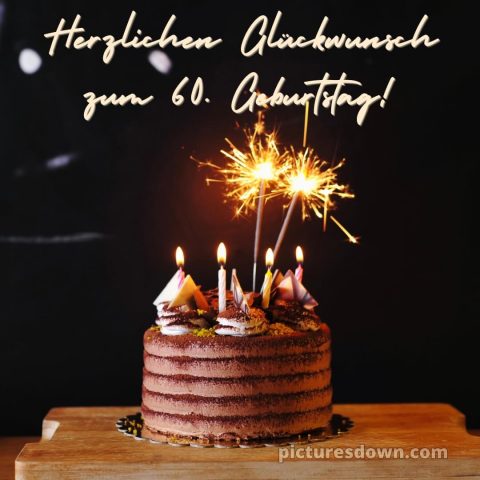 Whatsapp glückwünsche zum 60. geburtstag kostenlos bild Kuchen kostenlos