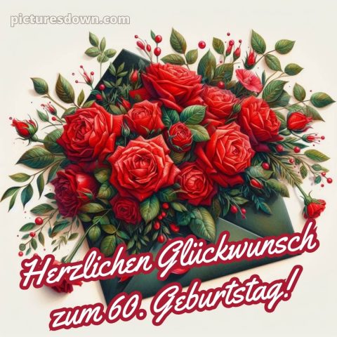 Whatsapp glückwünsche zum 60. geburtstag kostenlos bild Briefumschlag kostenlos