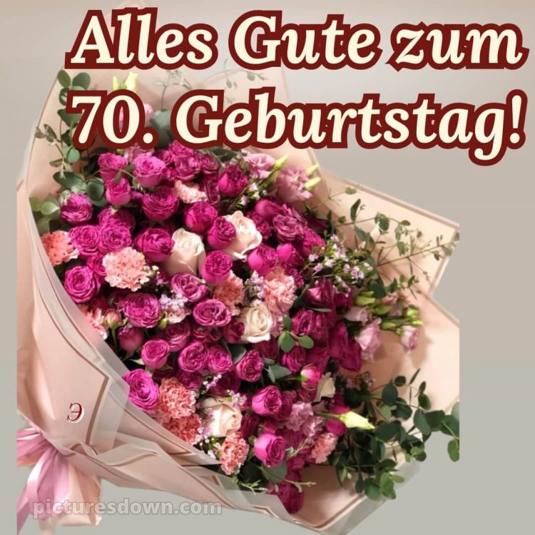 Whatsapp glückwünsche zum 70. geburtstag bild Strauß kostenlos
