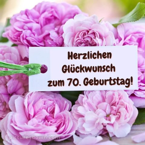 Whatsapp glückwünsche zum 70. geburtstag bild Wunsch kostenlos
