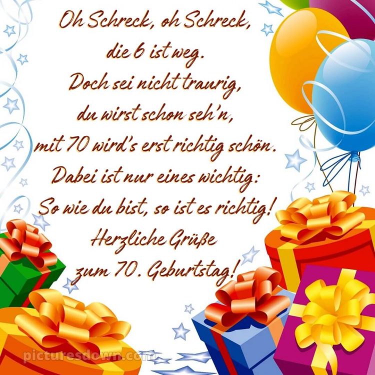 Whatsapp glückwünsche zum 70. geburtstag bilder bild Geschenke kostenlos