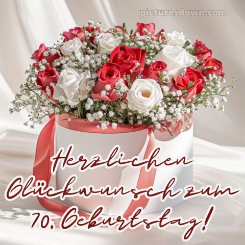 Whatsapp glückwünsche zum 70. geburtstag bilder bild schöne Rosen kostenlos