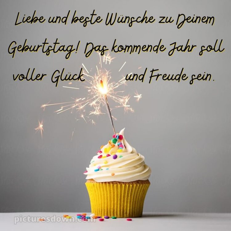 Whatsapp glückwünsche zum geburtstag frau bild Cupcake kostenlos
