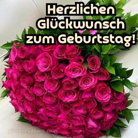 Whatsapp glückwünsche zum geburtstag frau bild Bouquet kostenlos