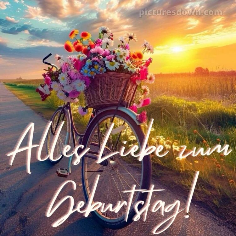 Whatsapp glückwünsche zum geburtstag frau bild Fahrrad kostenlos