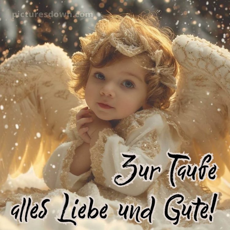 Wie schreibe ich Glückwünsche zur Taufe bild Kind kostenlos