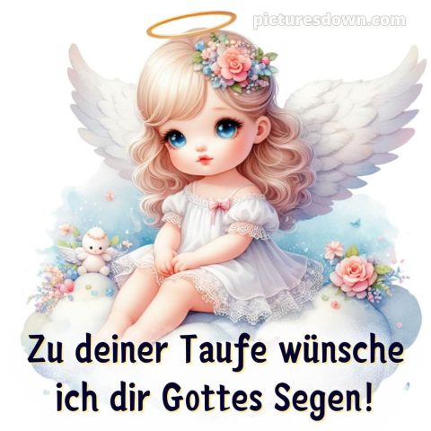 Zur Taufe Glückwünsche bild Wolke kostenlos