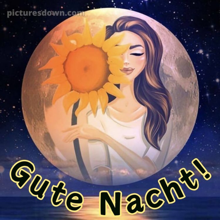 Außergewöhnliche gute nacht bilder bild Mädchen kostenlos