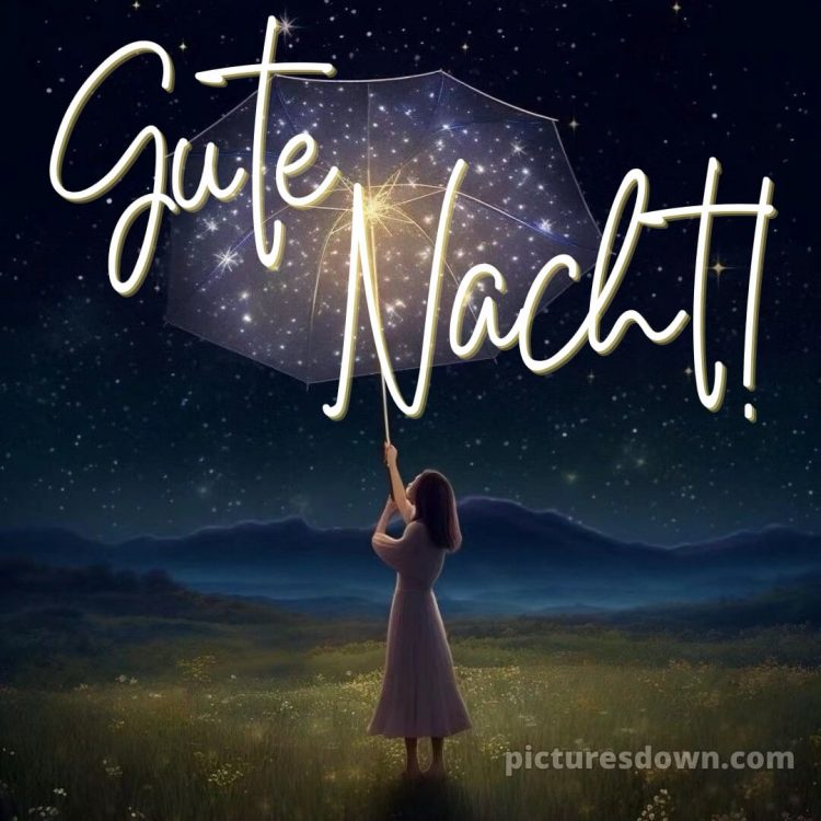 Außergewöhnliche gute nacht bilder bild Regenschirm kostenlos