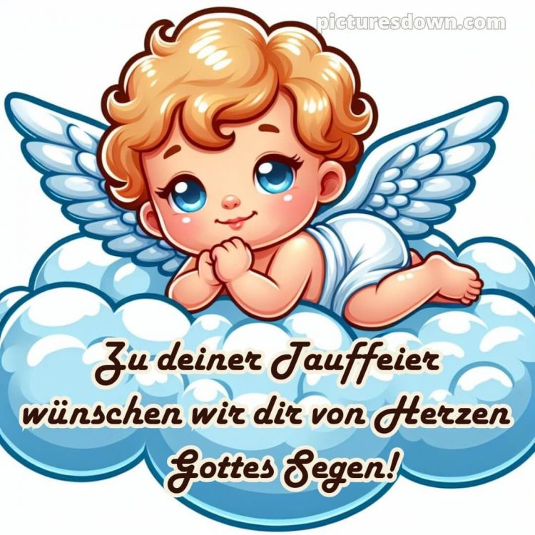 Glückwünsche zur taufe junge kurz bild blaue Augen kostenlos